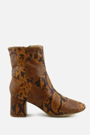 Urban Outfitters Zipper Block Ankle Boots | 100% Authentic Leather