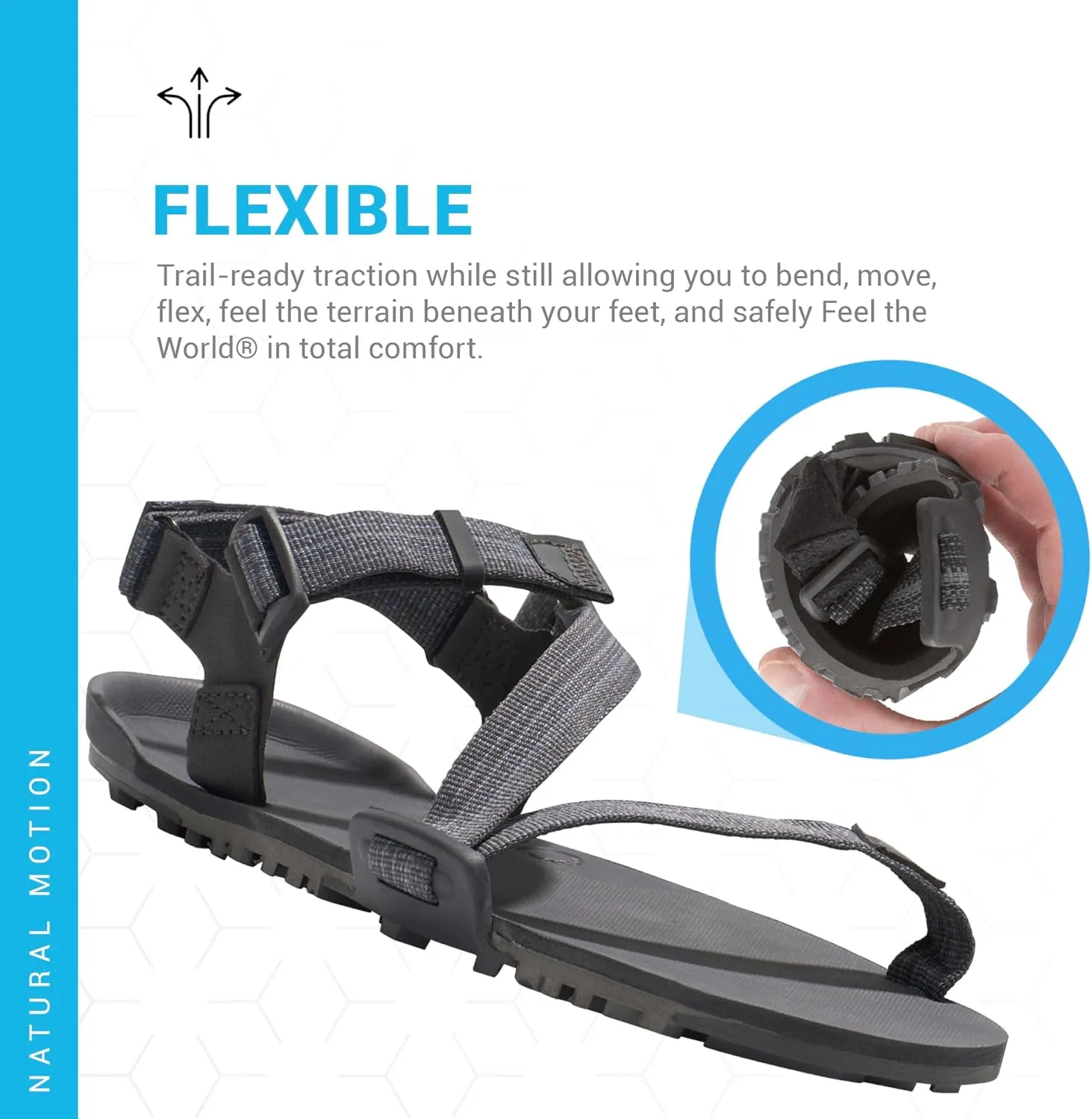Xero Shoes Men's Z-Trail EV Barefoot Hiking Sandals